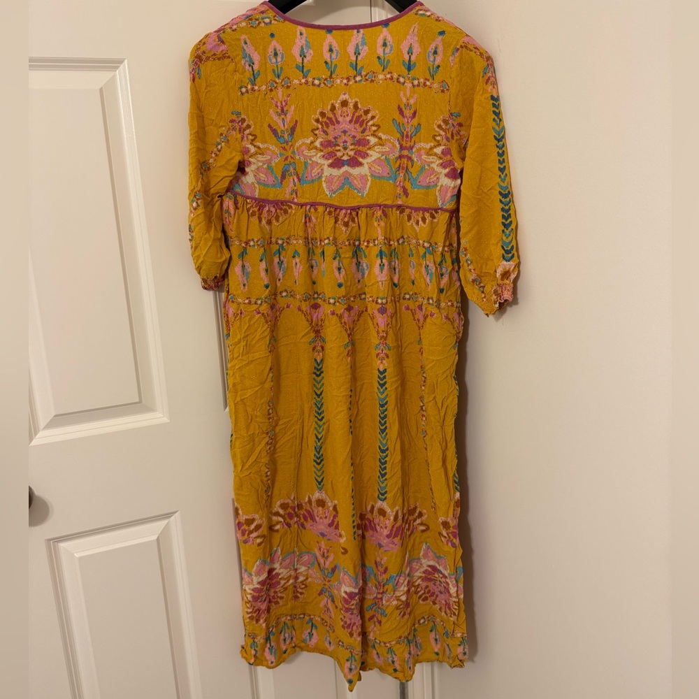 Free People Foley Maxi Dress in the Daylight Combo print XS - Picture 5 of 5